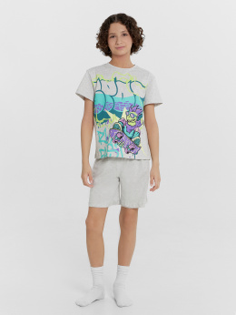 Комплекты и костюмы Mark Formelle 563322-1/24-32078ПП-0 серый_меланж_печать_Печать