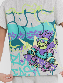 Комплекты и костюмы Mark Formelle 563322-1/24-32078ПП-0 серый_меланж_печать_Печать