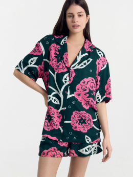 Пижамы Mark Formelle 592460-1/24-26551ПП-9 цветы_на_зеленом