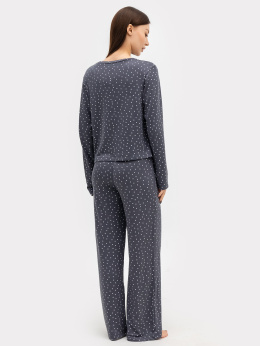 Пижамы Mark Formelle 592468-1/24-26652ПП-10 горошек_на_графите