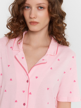 Пижамы Mark Formelle 592483/24-27106ПП-6 розовые_сердечки