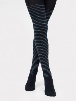 Колготки, носки и гольфы Mark Formelle 708K-727/B1-21708K-2 черный_т.зел.люрекс_рис.727