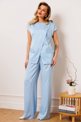 Комплекты брючные Мода Юрс 2909 голубой