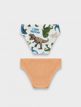 Трусы Mark Formelle 413351-2/25-36353П-5 персик_динозавры_на_молочном_3_сл_1тр_на_дет_пер