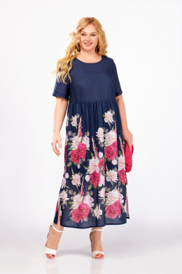 Платья Swallow 849 темно-синий