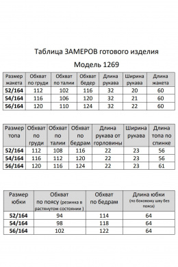 Юбочные костюмы Мишель стиль 1269 темно-зеленый