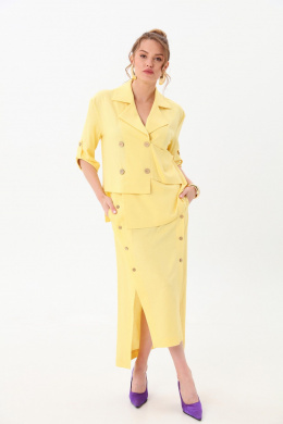 Юбки NikVa 971-3 лимонный