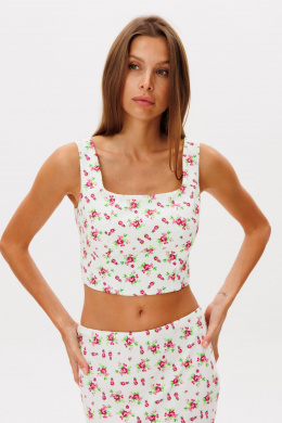 Топы THE NAME 2392 цветы