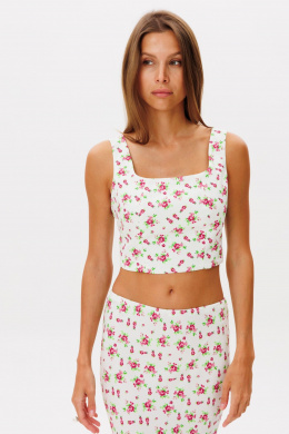 Топы THE NAME 2392 цветы