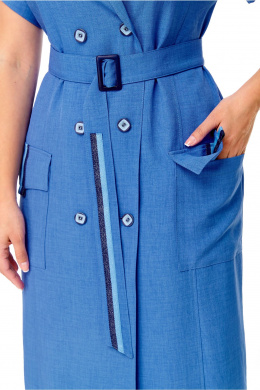 Платья T&N 7661 голубой_темный