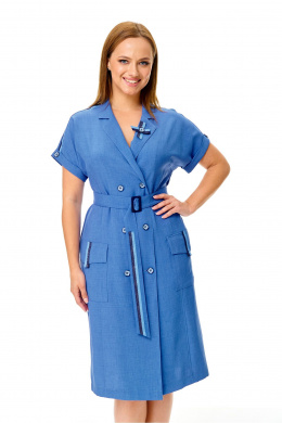 Платья T&N 7661 голубой_темный