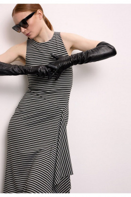 Платья DEVITA 1032-1 серо-черный