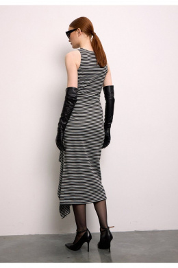 Платья DEVITA 1032-1 серо-черный