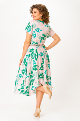 Платья Swallow 858.1 бледно-розовый/листья