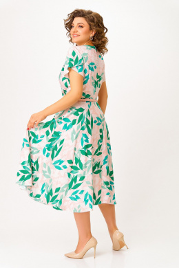 Платья Swallow 858.1 бледно-розовый/листья