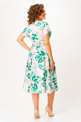 Платья Swallow 858.1 бледно-розовый/листья