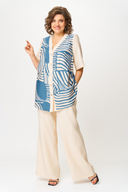 ANASTASIA MAK 1267 беж+синий