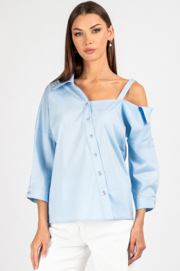 Блузы VIZAVI 726 голубой