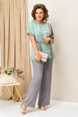 VOLNA 1417 бирюзово-серый