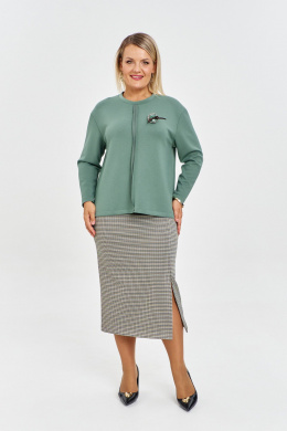 OVERYOU М209/1 мох-серо/зел гусьлапка