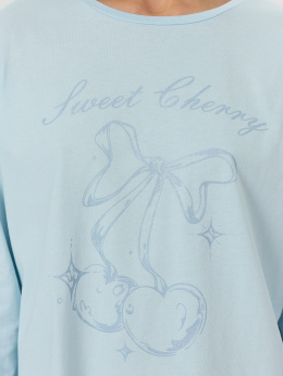 Ночные сорочки Mark Formelle 572362/25-39955ПП-0 голубое_небо_печать_1_сл_на_пол