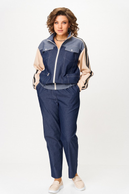 Aira Style 24236 сине-бежевый