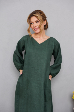 Платья АМУЛЕТ 9911 изумруд