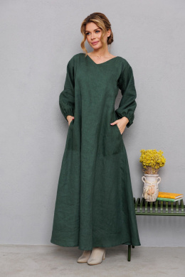 Платья АМУЛЕТ 9911 изумруд