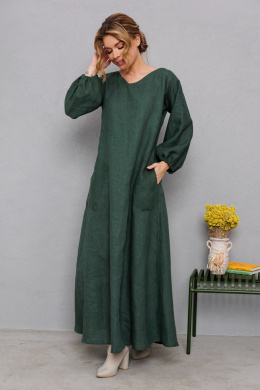 Платья АМУЛЕТ 9911 изумруд