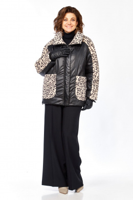 Lady Secret 7294 черный/леопардовый_мех