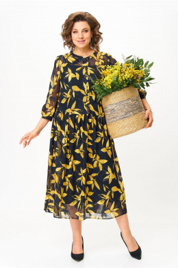 Lady Style Classic 2811/1 черный_с_желтым