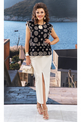 Vittoria Queen 25693 бежево-черный