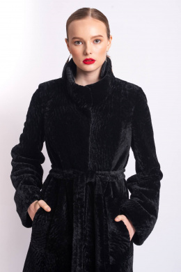 Шубы и дублёнки Мехофф Марго 110.12-10 черный