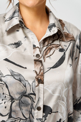 Блузы БелЭльСтиль 877-3_26_22 бежево-коричневый