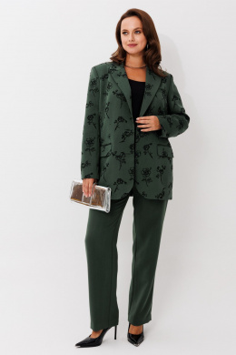 Брючные костюмы Mislana 1267 зеленый