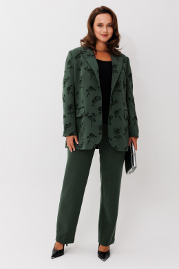 Брючные костюмы Mislana 1267 зеленый