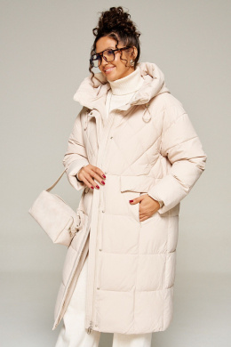 Пальто Beautiful&Free 8016 молочный