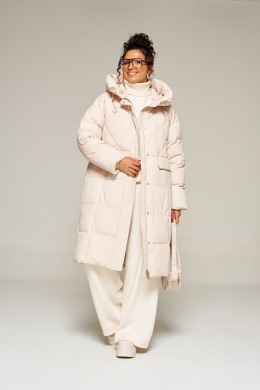 Пальто Beautiful&Free 8016 молочный