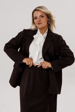 Юбки OVERYOU М227/1 шоколадный