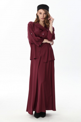 Юбочные костюмы NikVa 928-11 винный