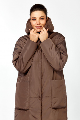 Пальто Lady Secret 8296 шоколад