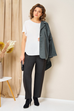 Брючные костюмы VOLNA 1436 мятно-графитовый