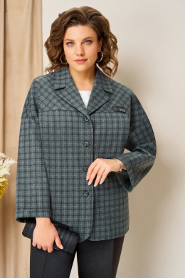 Брючные костюмы VOLNA 1436 мятно-графитовый