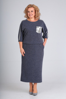 Платья СиБон 0216 синий