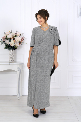 Платья Ninele 7509 серебро
