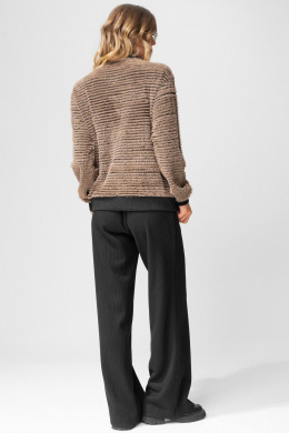 Комплекты брючные Laikony L-383 табак+черный