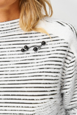 Комплекты брючные Laikony L-693 черно-белый