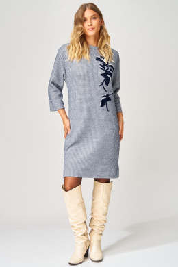 Платья Laikony L-183 сине-белый