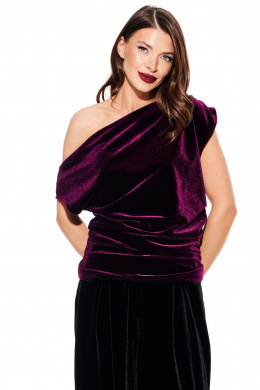 Блузы ELLETTO LIFE 3923 баклажан