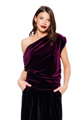 Блузы ELLETTO LIFE 3923 баклажан